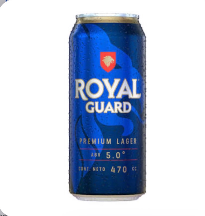 Cerveza Royal Guard lata 470cc